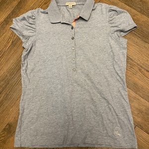 BURBERRY BRIT GIRLS XL OR WOMENS XS GOLF TENNIS TOP SHIRT